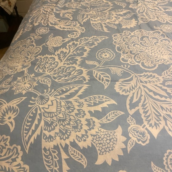 Ralph Lauren Home king Duvet Cover Set Joanna Floral 3 Piece Reversible Blue - Picture 14 of 15